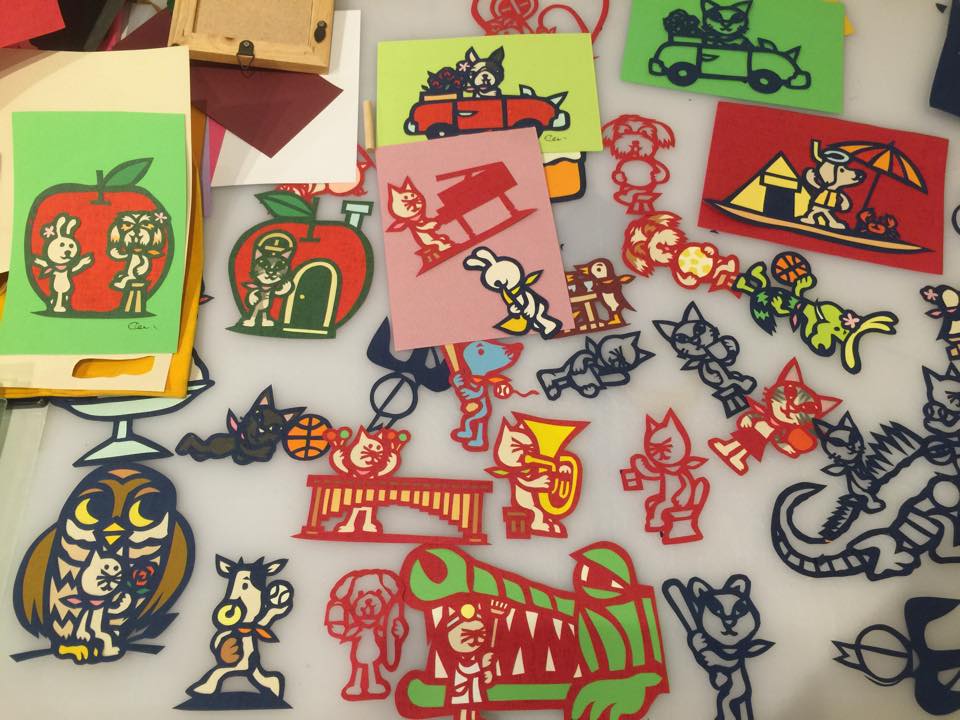 奥居　匡　オクイタダシ　きりえ展