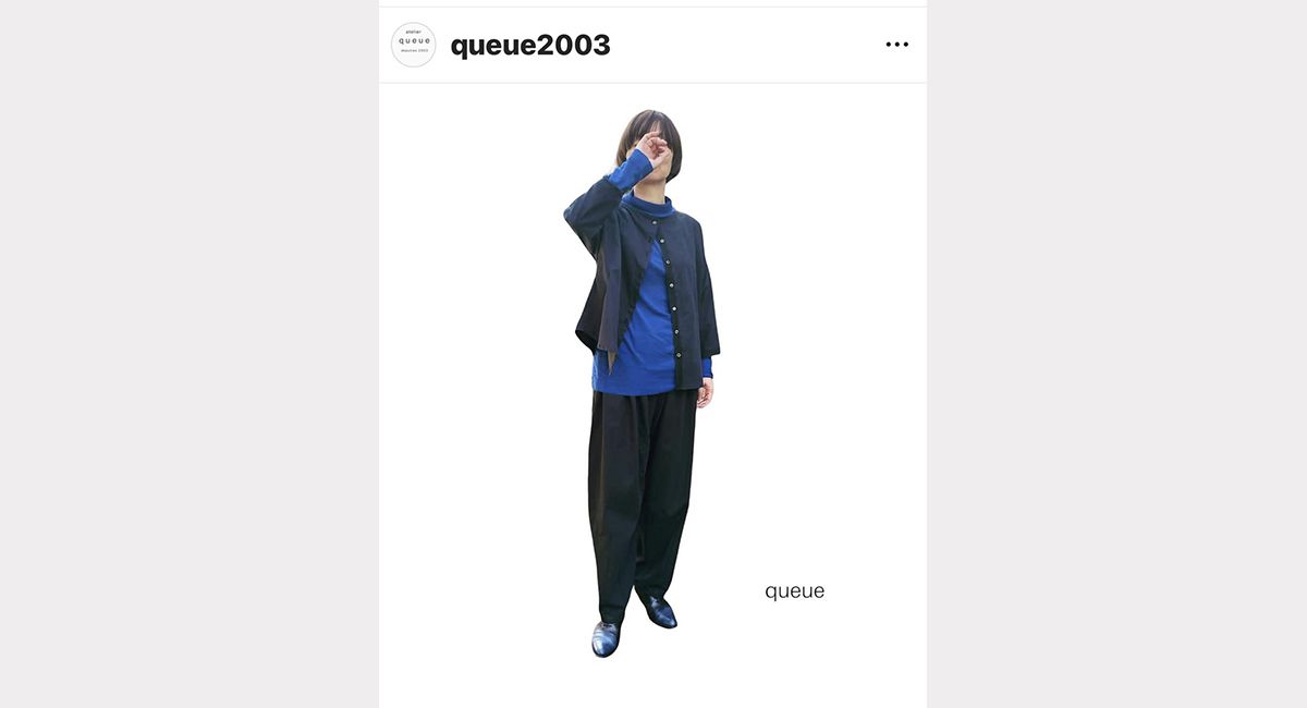 queue（クー）洋服展