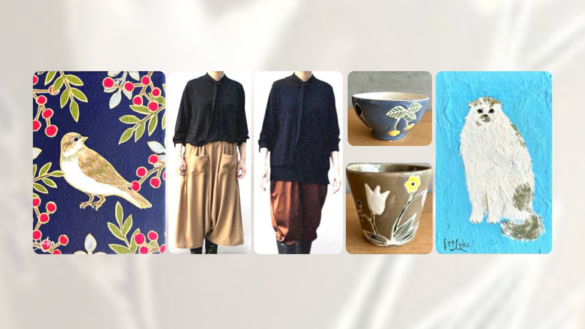 setsukoの絵と器 queueの服